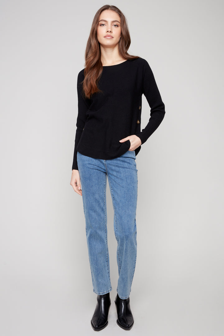 LS TOP WITH SIDE BUTTONS