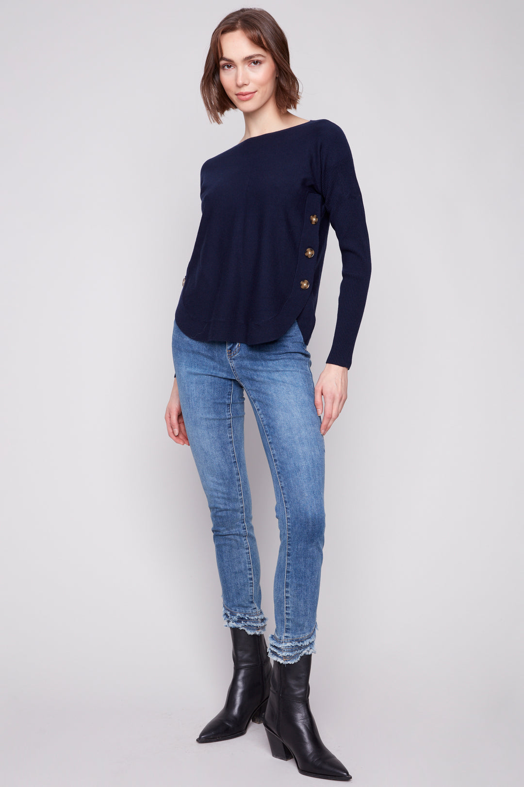LS TOP WITH SIDE BUTTONS