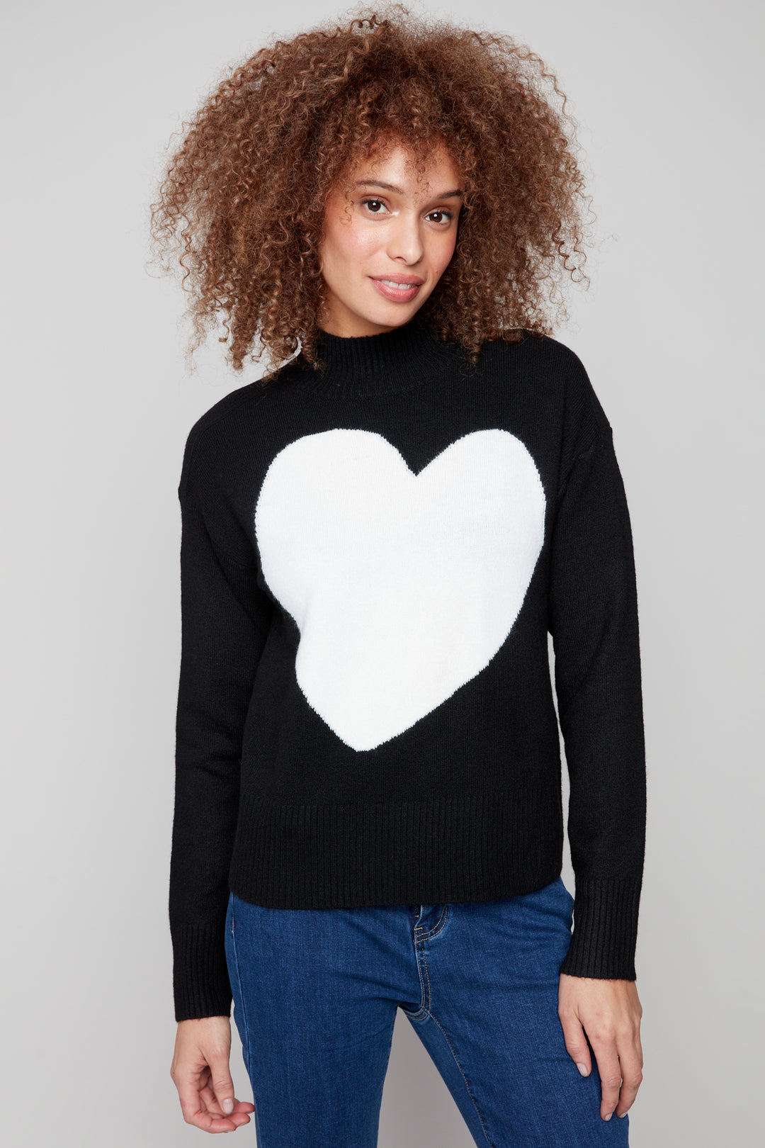 Charlie B Fall 2025 
Crafted with plushy knit soft fabric, this sweater will keep you warm and fashionable all at the same time. Dare to be the sweet fashionista you've always been this season!