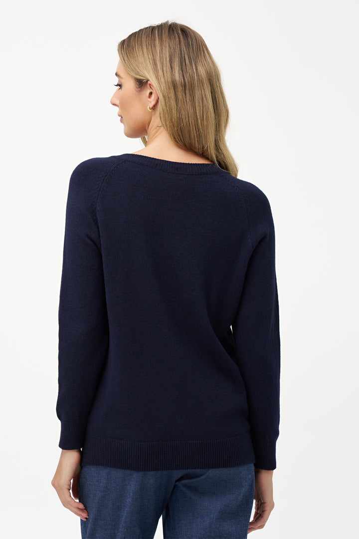 LS V-NECK TOP