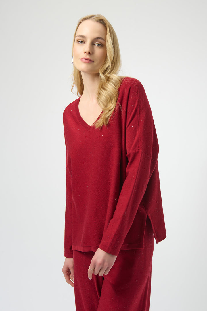 GLITTER KNIT DOLMAN TOP
