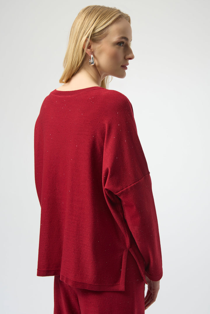 GLITTER KNIT DOLMAN TOP