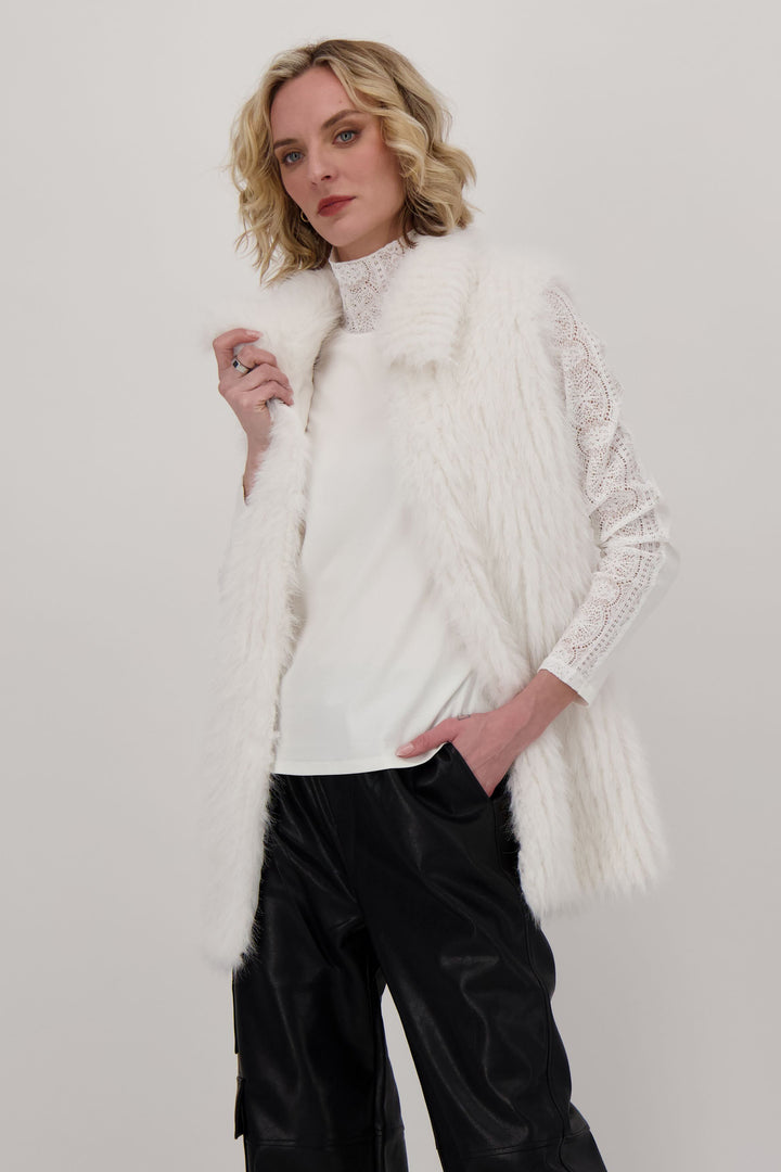 FAUX FUR VEST