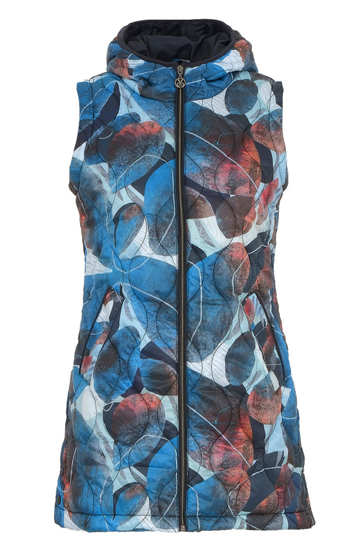 FLORA LONG QUILTED VEST