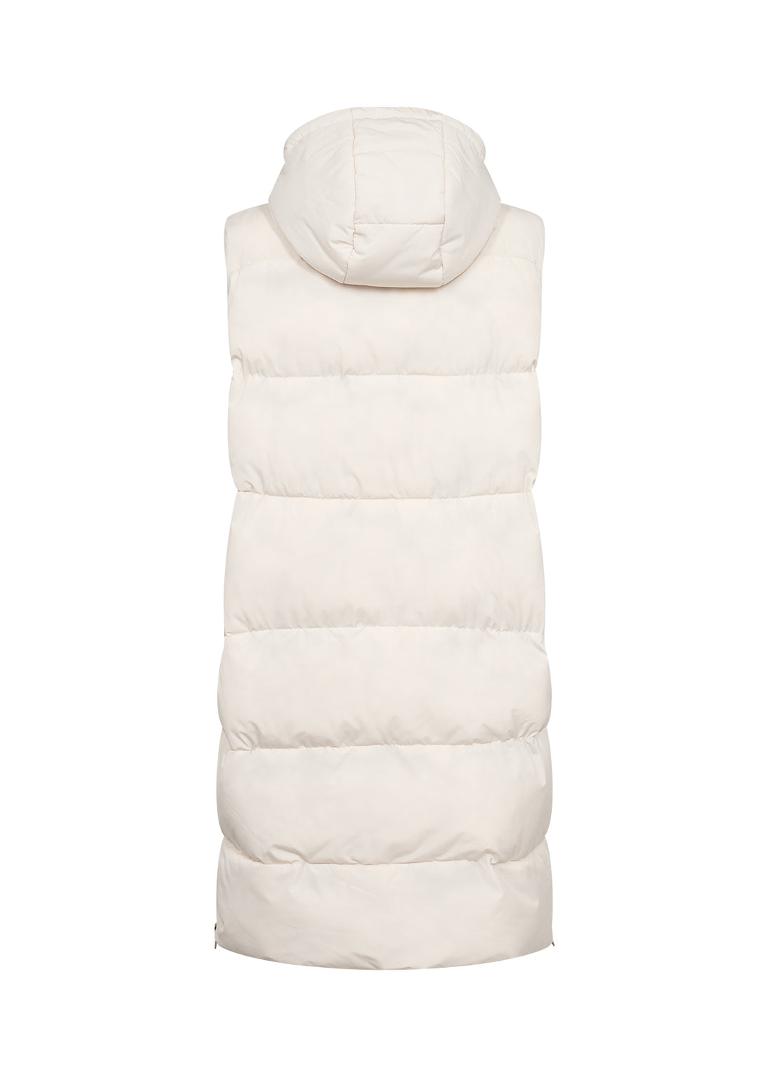 PUFFY LONG HOODIE VEST