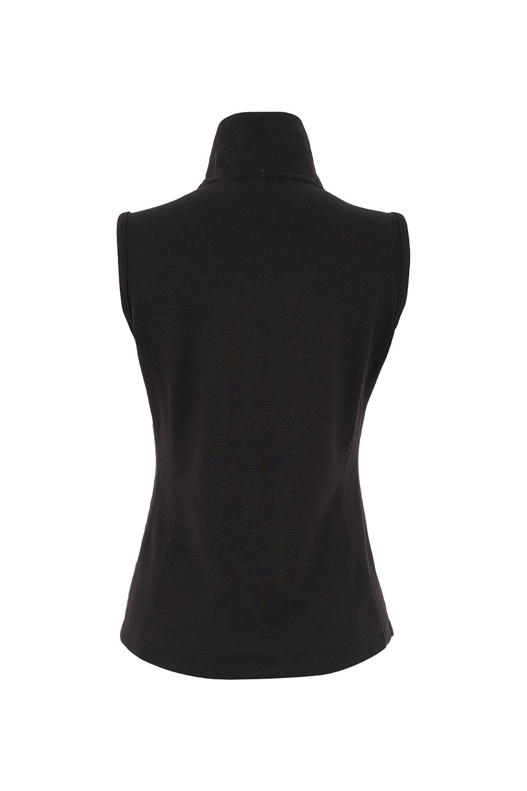 BLACK WHITE QUILT FRONT VEST