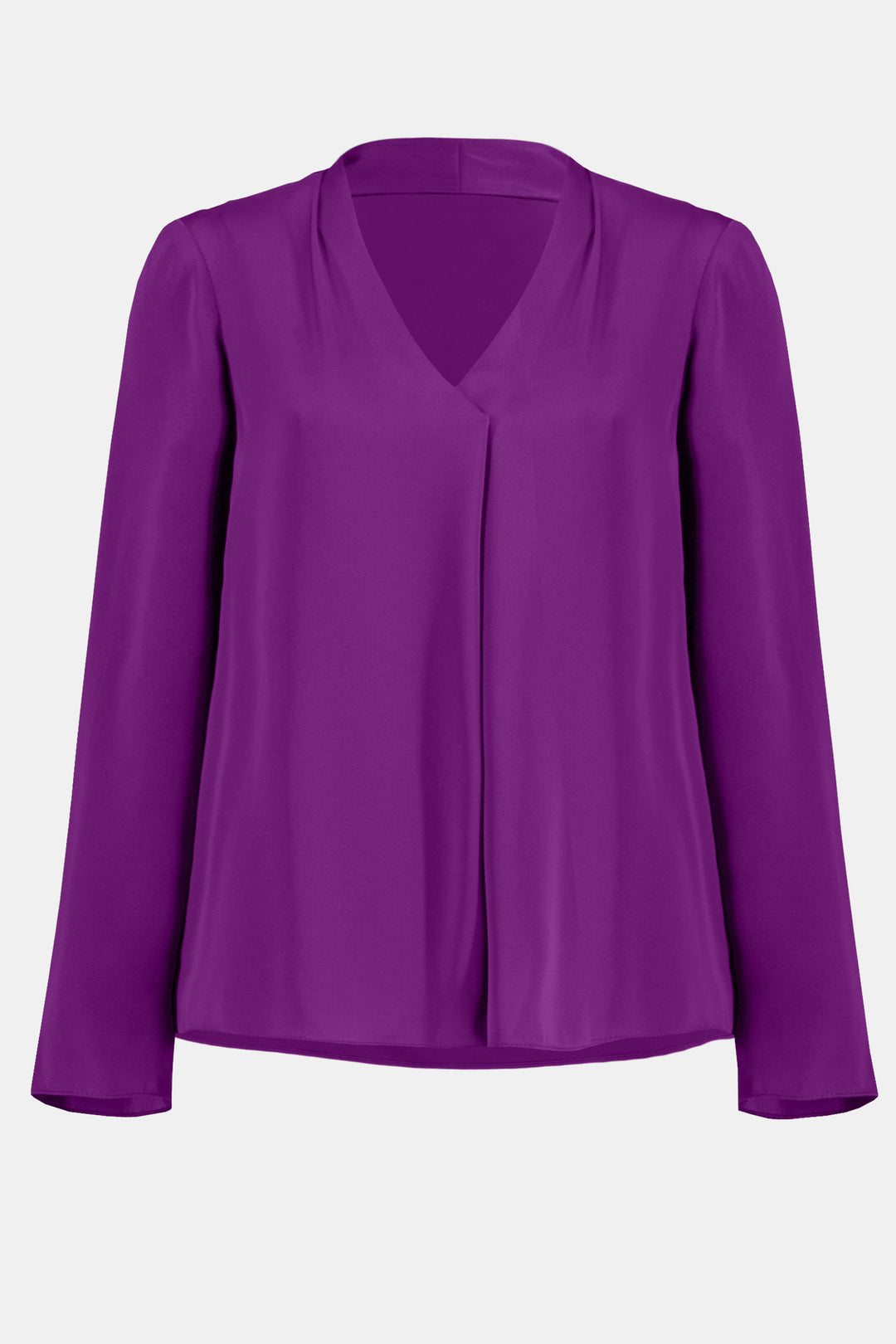 Joseph Ribkoff Fall 2024  Its sheer shine from the luxurious satin fabric and elegant v-neck design make it unlike any other blouse out there! 