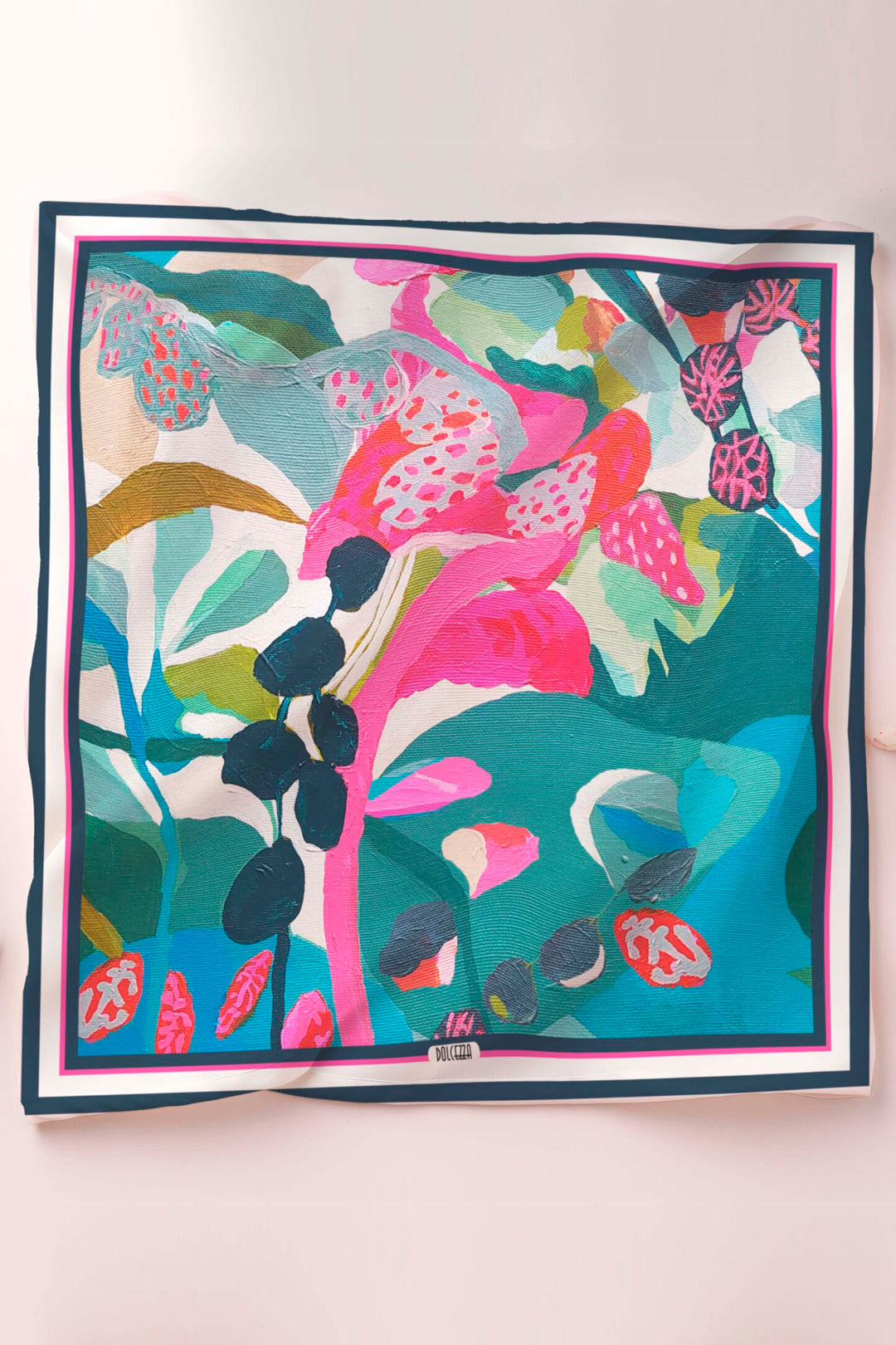 Dolcezza Summer 2024 Treat yourself to the luxurious touch of the Rumba Silk Scarf! Crafted from the highest-quality silk, this vibrant scarf is as soft and smooth as a caress.