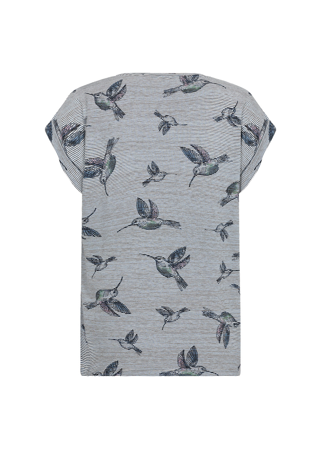 HUMMINGBIRDS STRIPE TEE