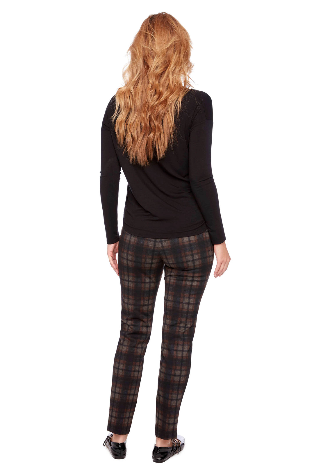 SLIM PLAID PANT