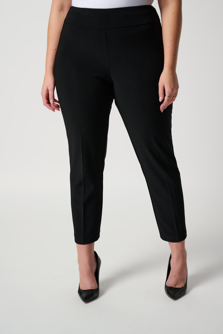 JOSEPH RIBKOFF  STYLE #181089 - 06/JC14 women's business casual cropped ankle dress pant - black front