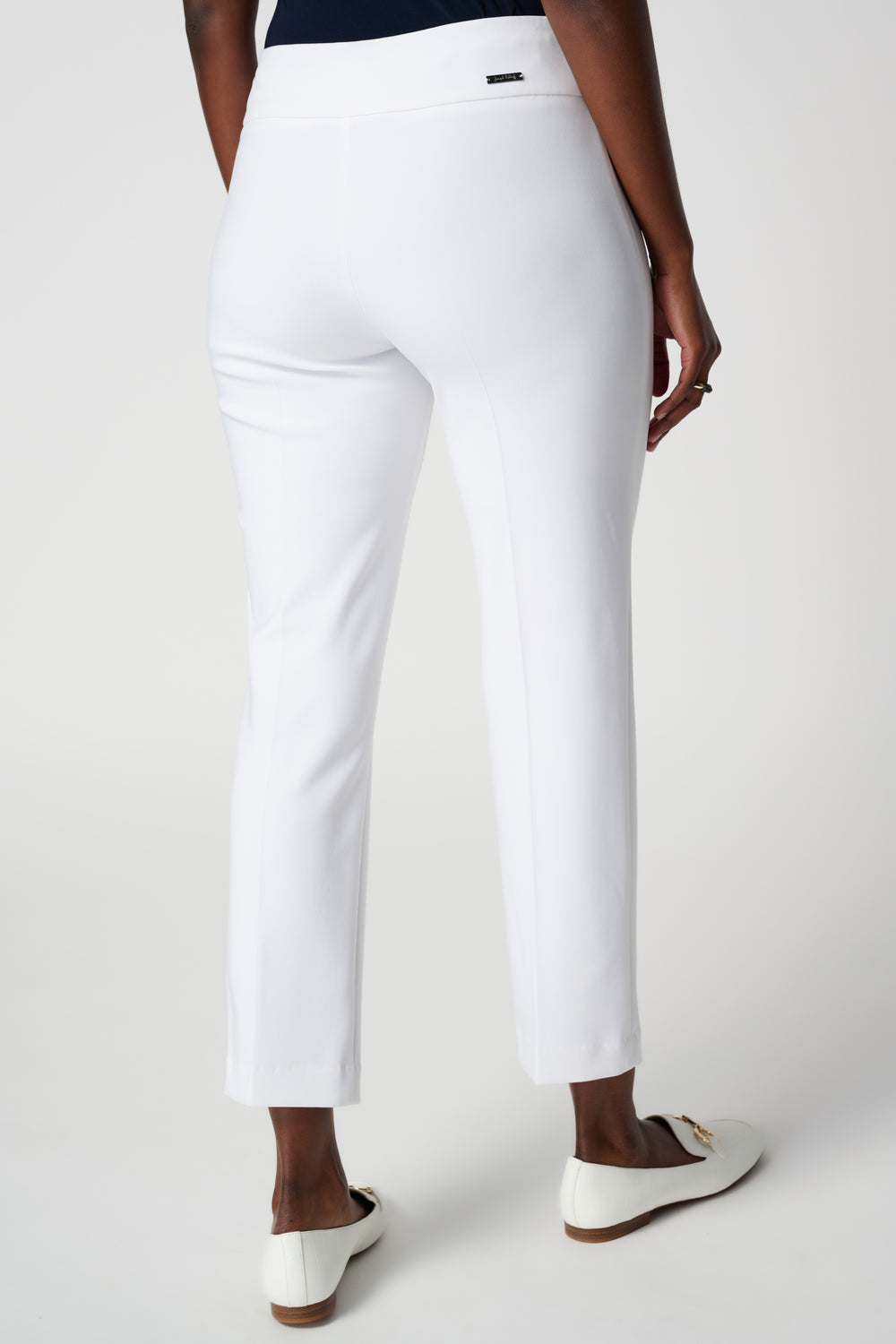 JOSEPH RIBKOFF  STYLE #181089 - 06/JC14 women's business casual cropped ankle dress pant - vanilla back