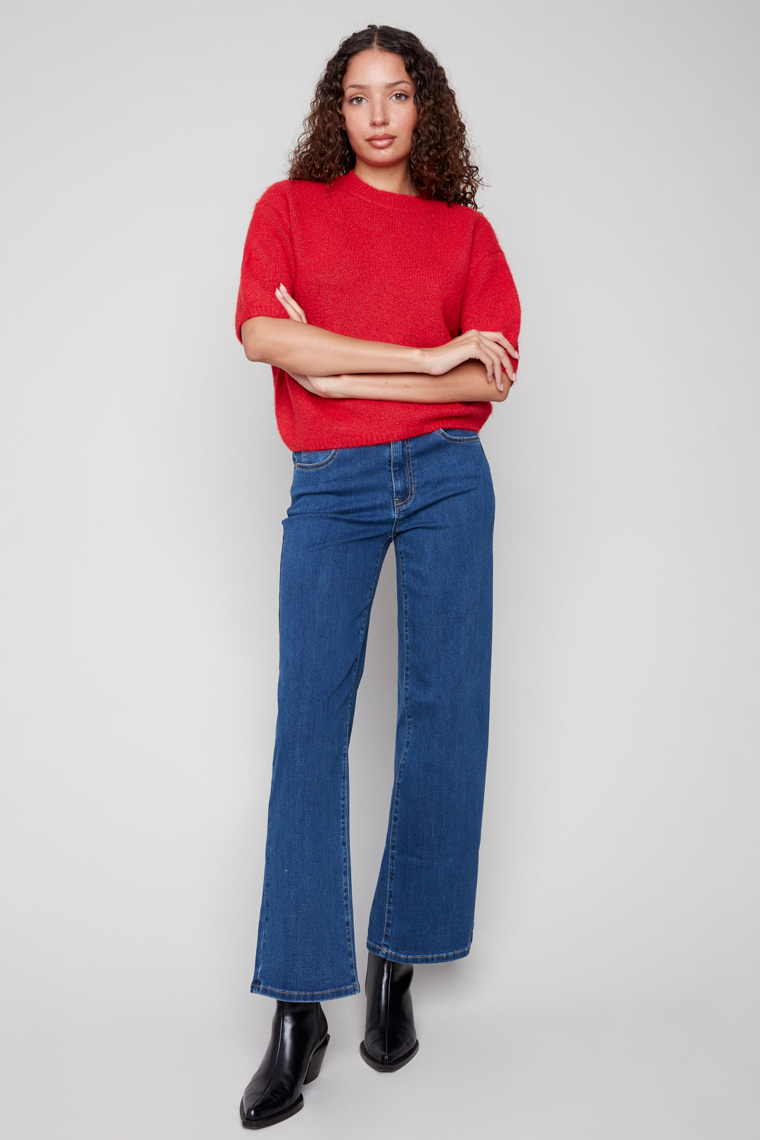 BALLOON ELBOW SLEEVE TOP