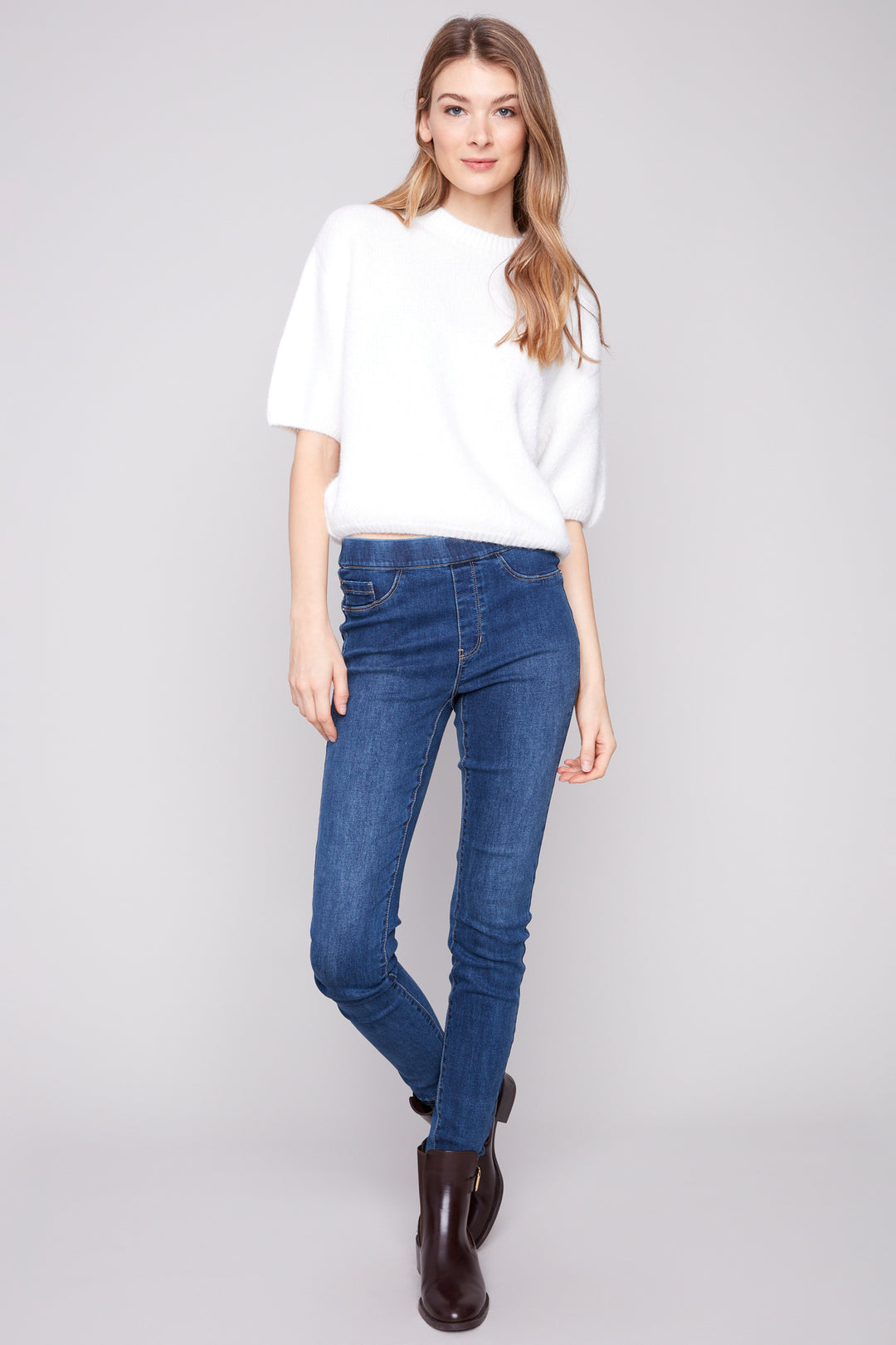 BALLOON ELBOW SLEEVE TOP