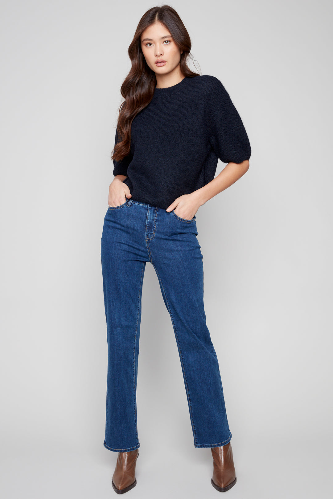BALLOON ELBOW SLEEVE TOP