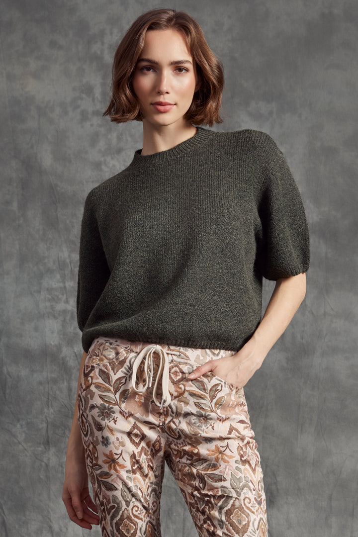 BALLOON ELBOW SLEEVE TOP