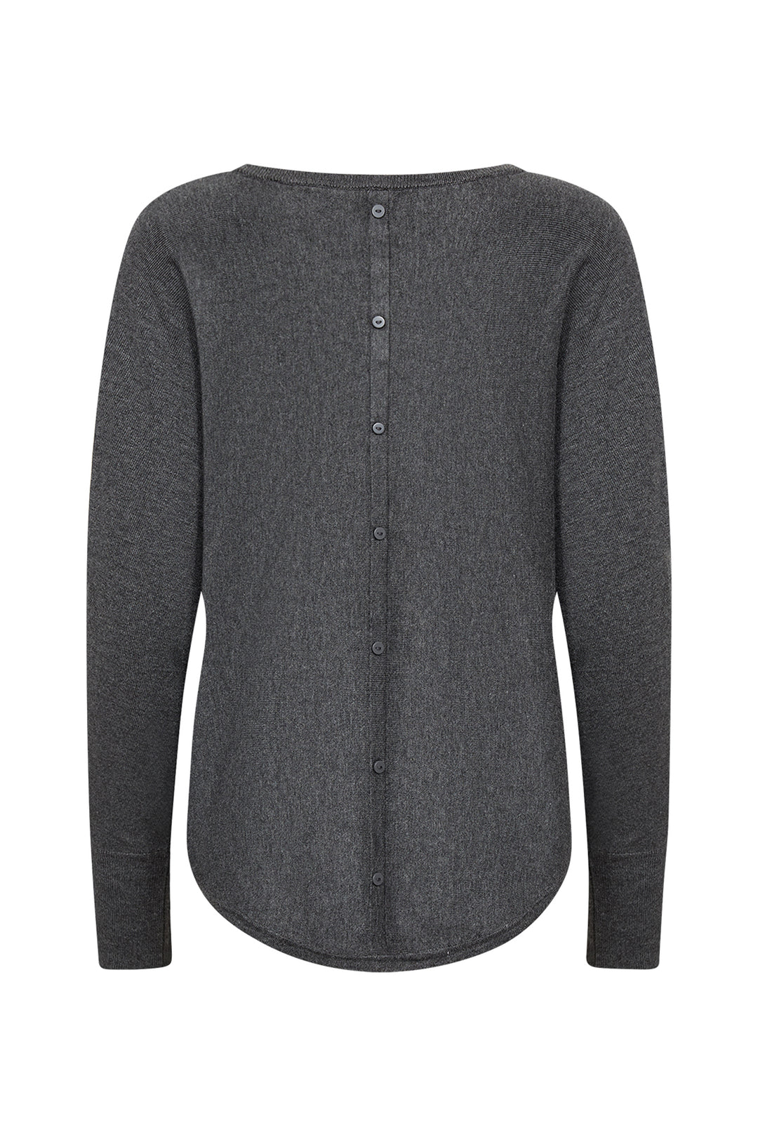 BUTTON BACK LIGHT SWEATER TOP