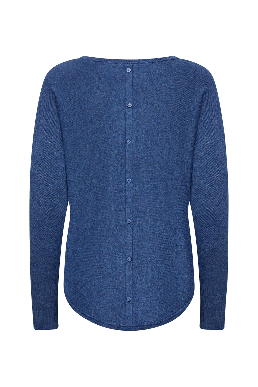 BUTTON BACK LIGHT SWEATER TOP
