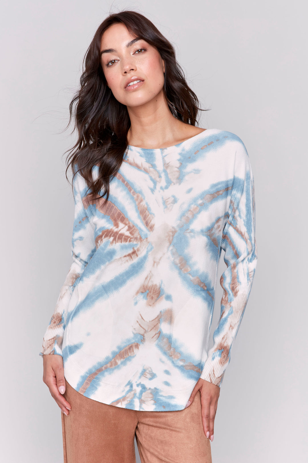 DIAMOND TIEDYE LS TOP