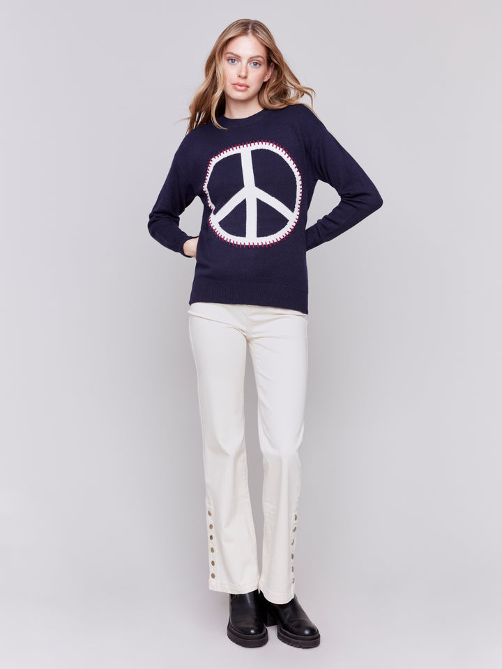 LS PEACE SIGN TOP