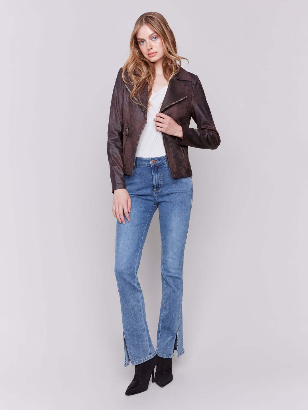 SUEDE MOTO JACKET