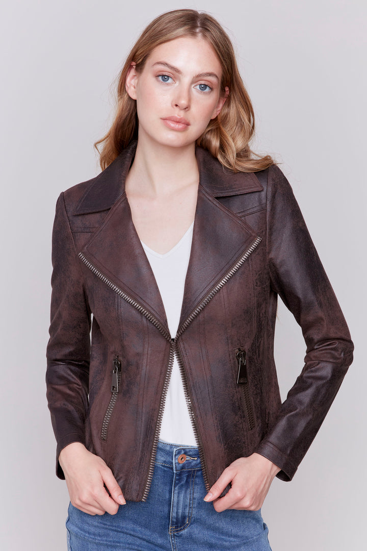 SUEDE MOTO JACKET