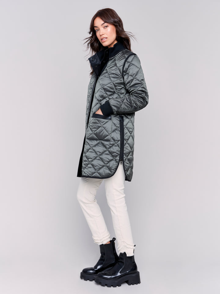 REVERSIBLE QUILTED COAT