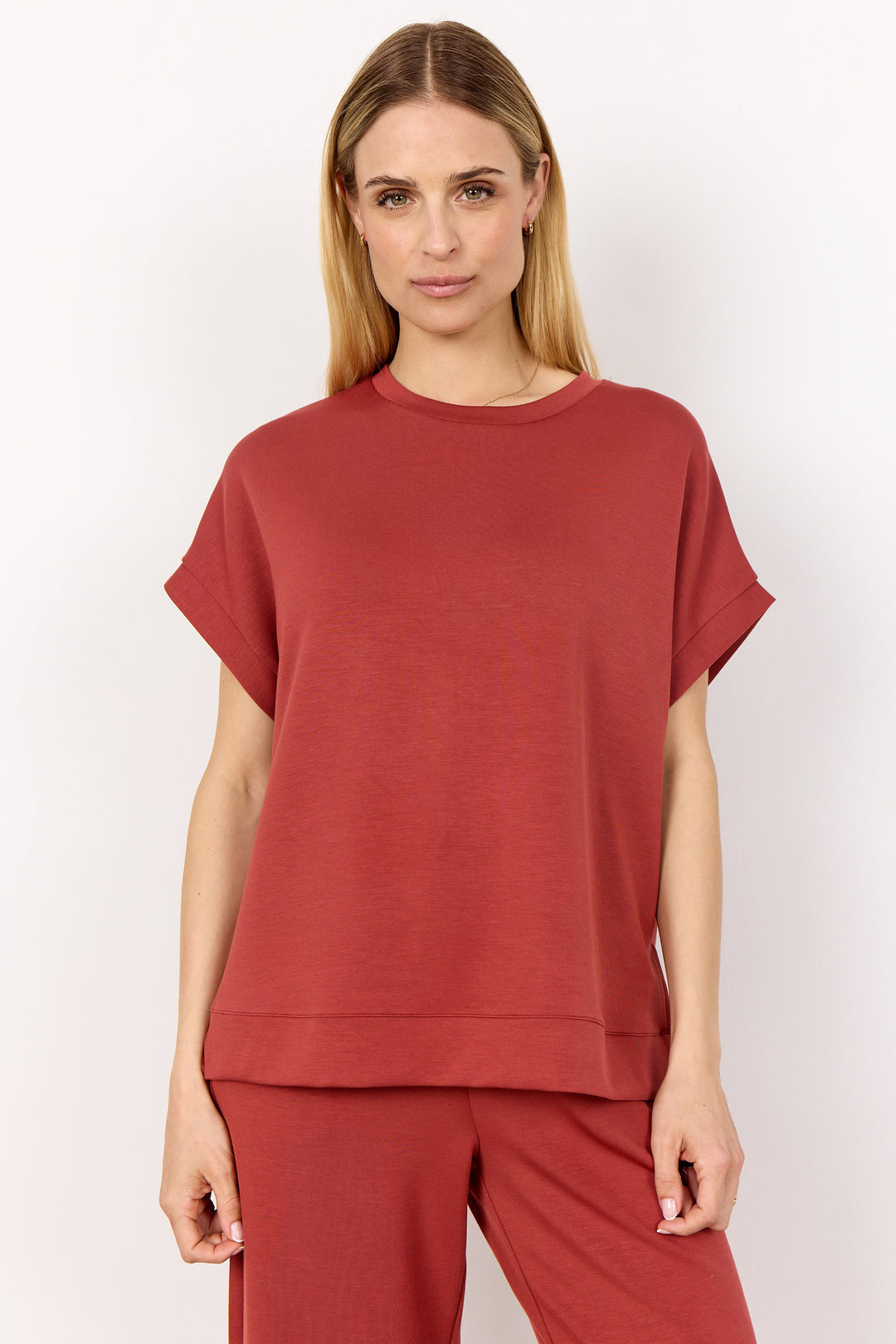 SOFT CAP SLEEVE T-SHIRT TOP
