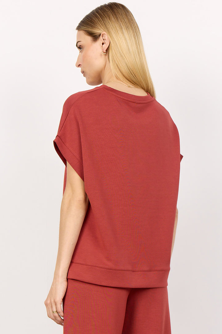 SOFT CAP SLEEVE T-SHIRT TOP