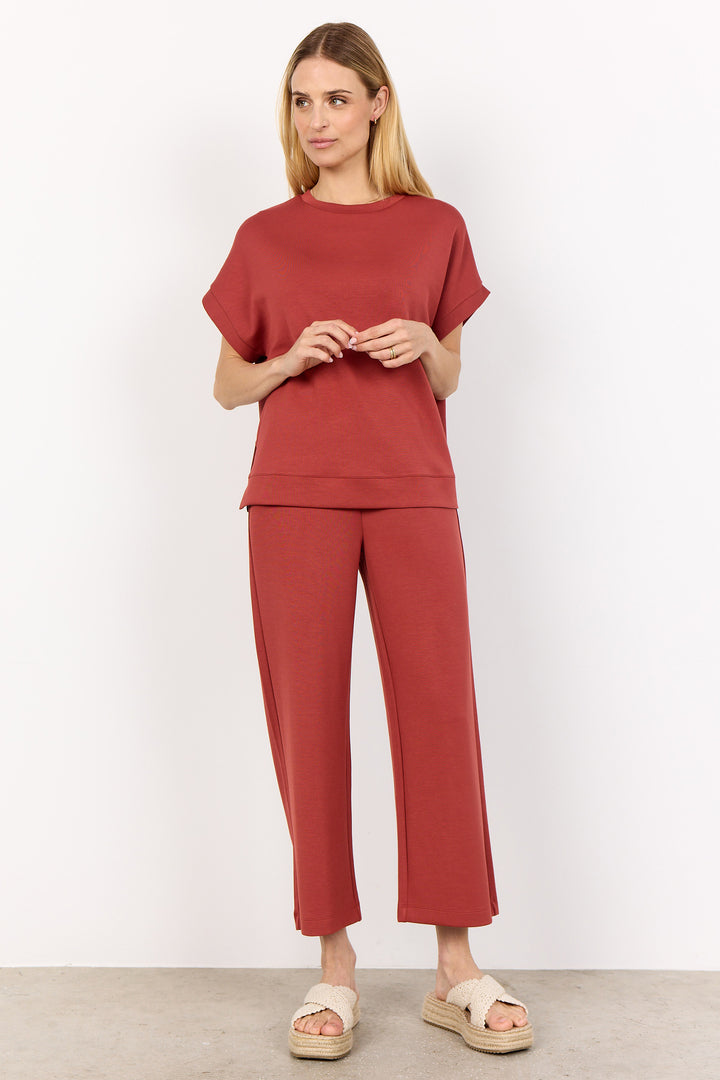 SOFT CAP SLEEVE T-SHIRT TOP