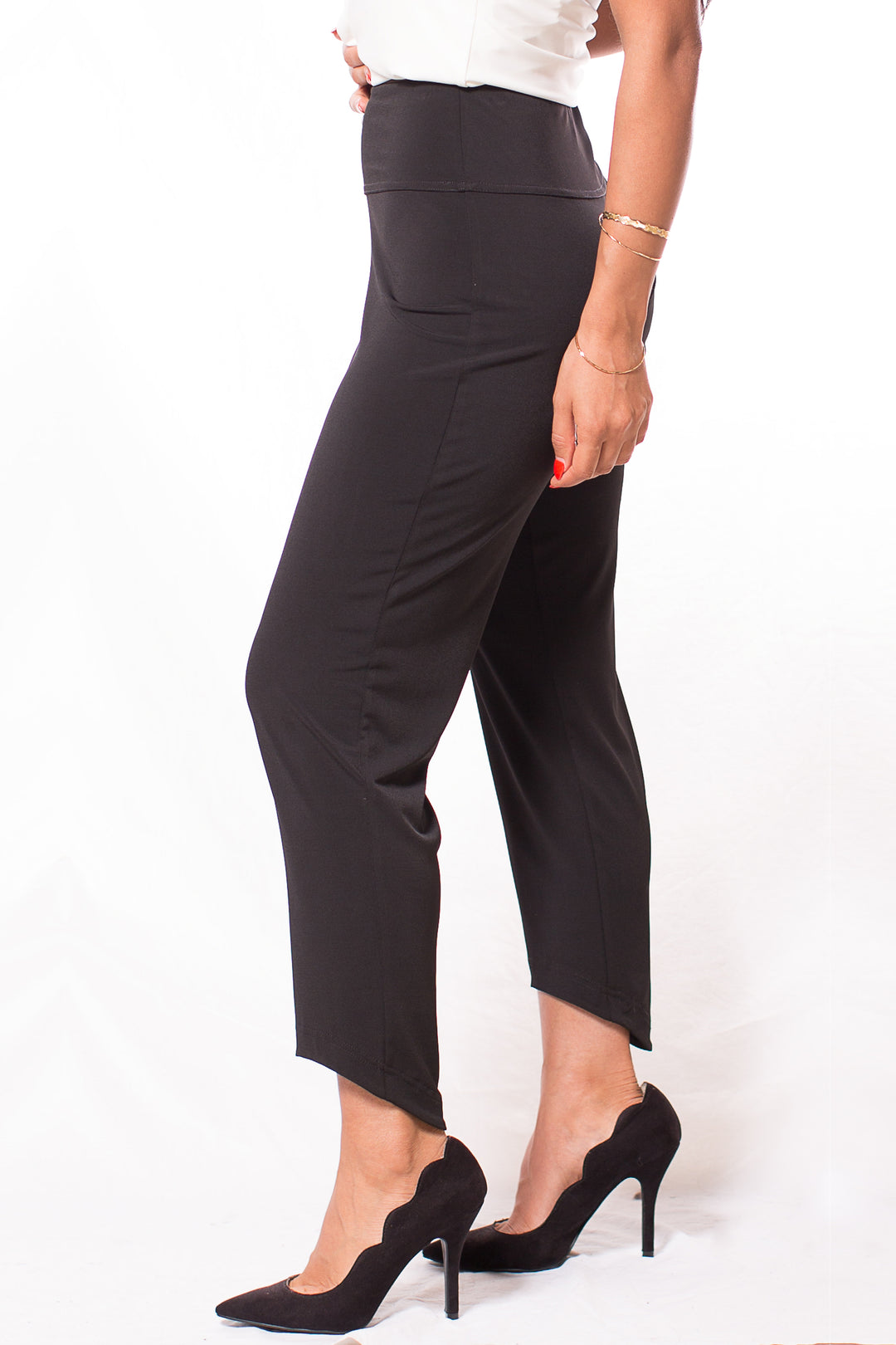 Made in Canada women's casual cropped dress pants for work, holiday parties or weddings