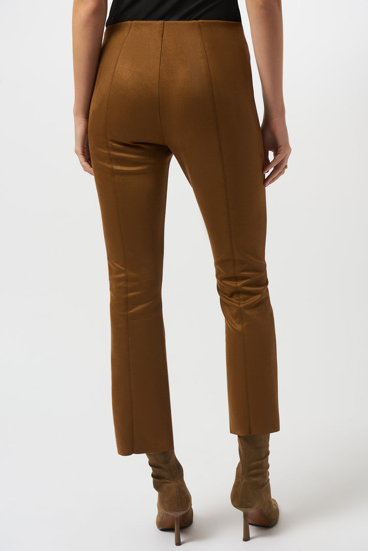 FAUX SUEDE FLARED PANT