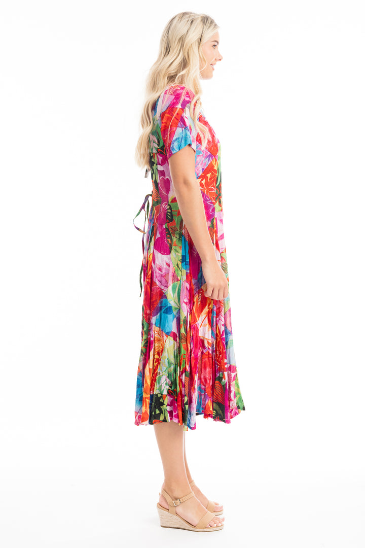 JOZANI SS GODET DRESS