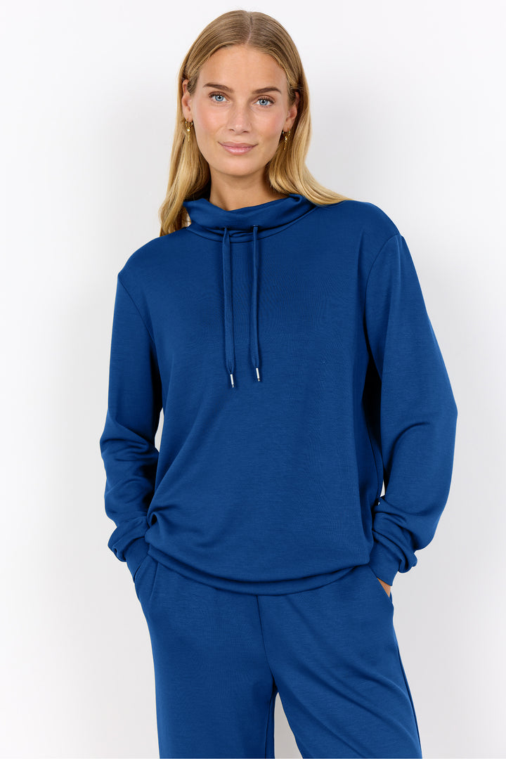 LS DRAWSTRING NECK TOP