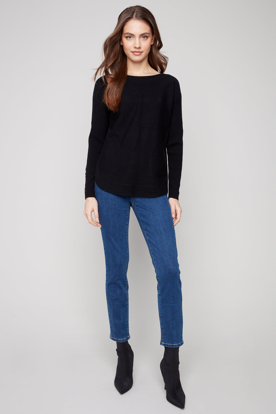 LS LACE UP CUFF TOP