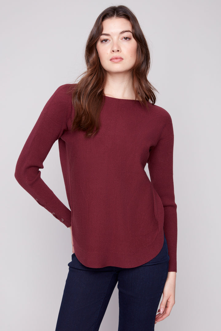 LS LACE UP CUFF TOP