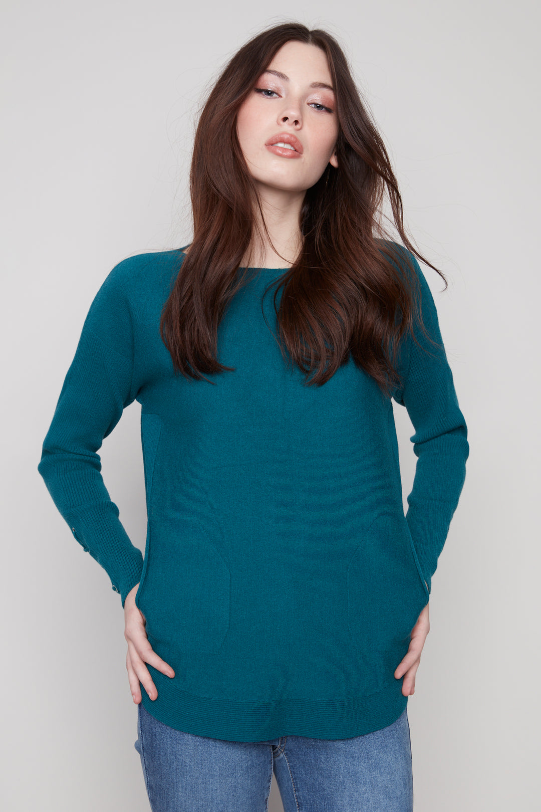 LS LACE UP CUFF TOP