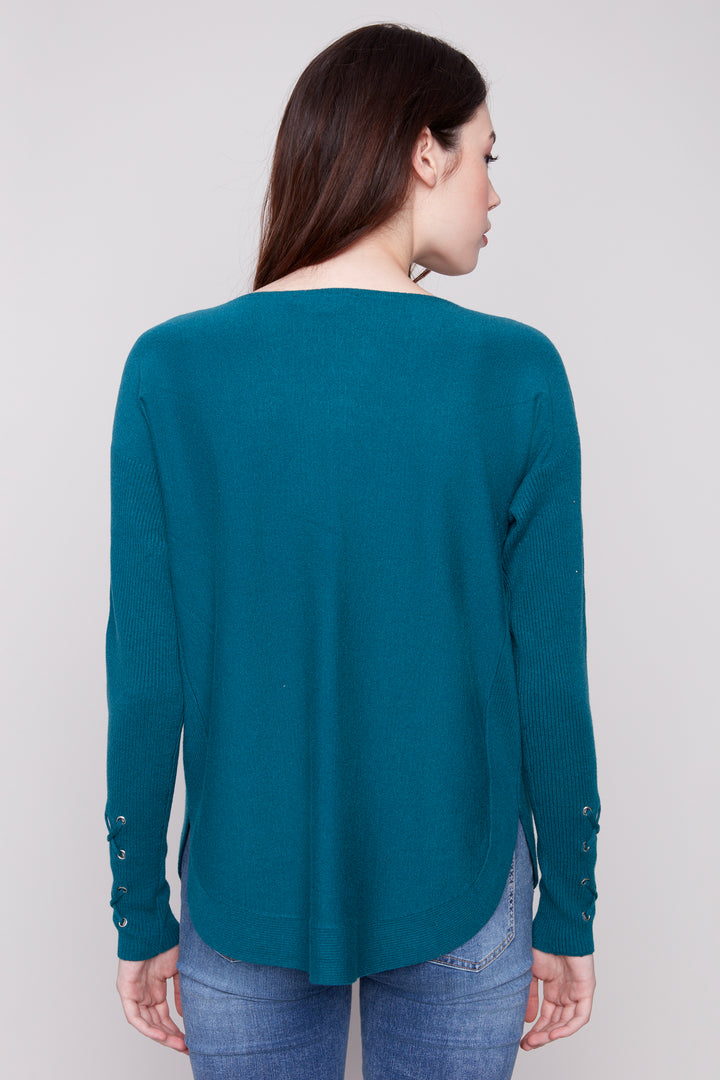 LS LACE UP CUFF TOP