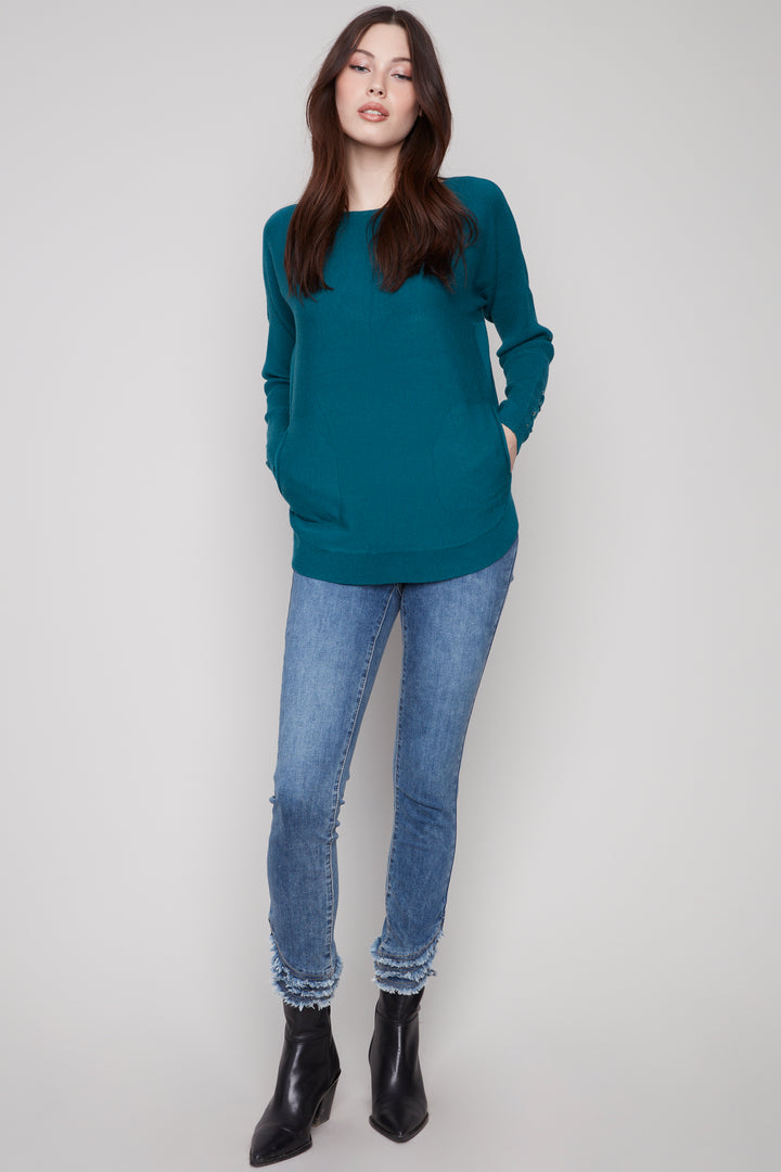 LS LACE UP CUFF TOP