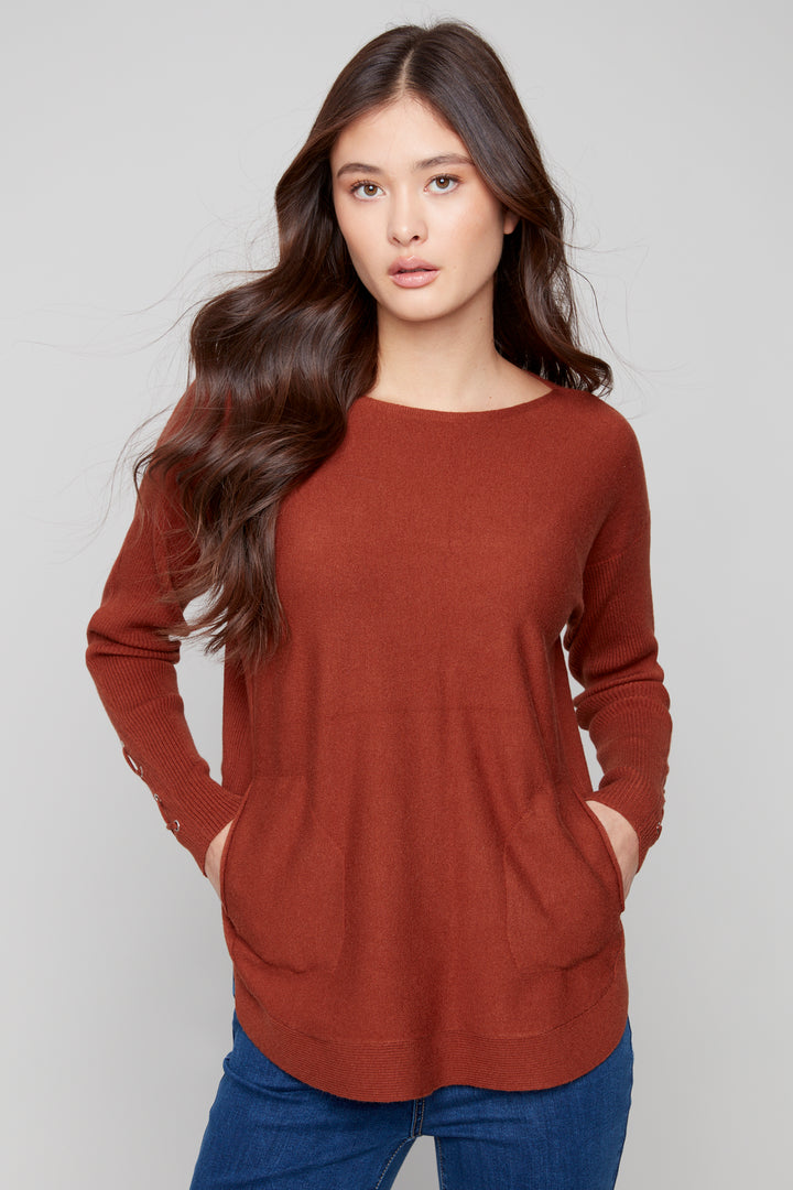 LS LACE UP CUFF TOP