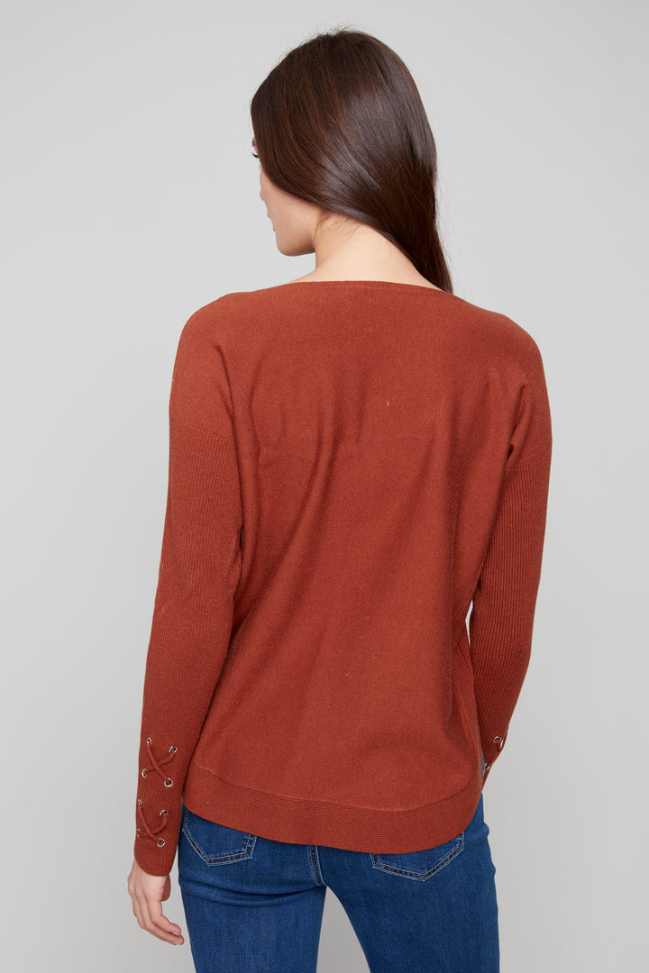 LS LACE UP CUFF TOP