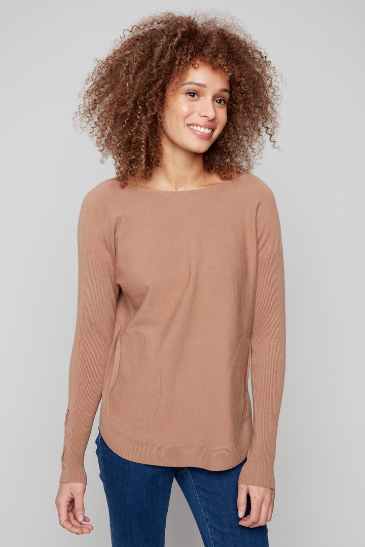 LS LACE UP CUFF TOP