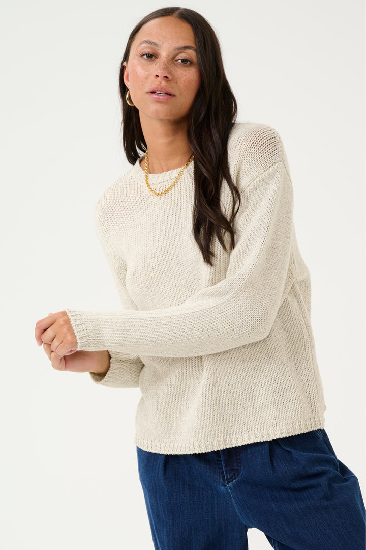 TURTLEDOVE MELANGE LS PULLOVER