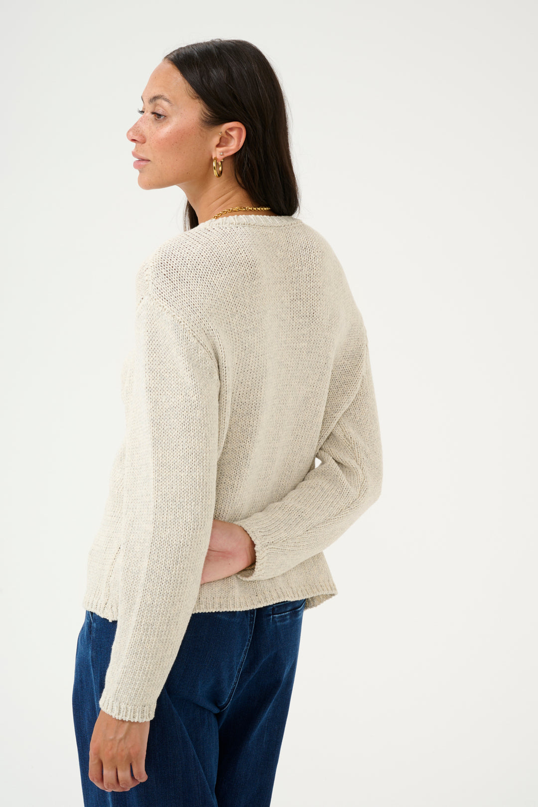 TURTLEDOVE MELANGE LS PULLOVER