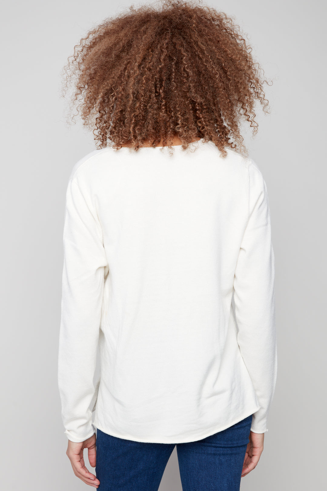 LS V-NECK TOP