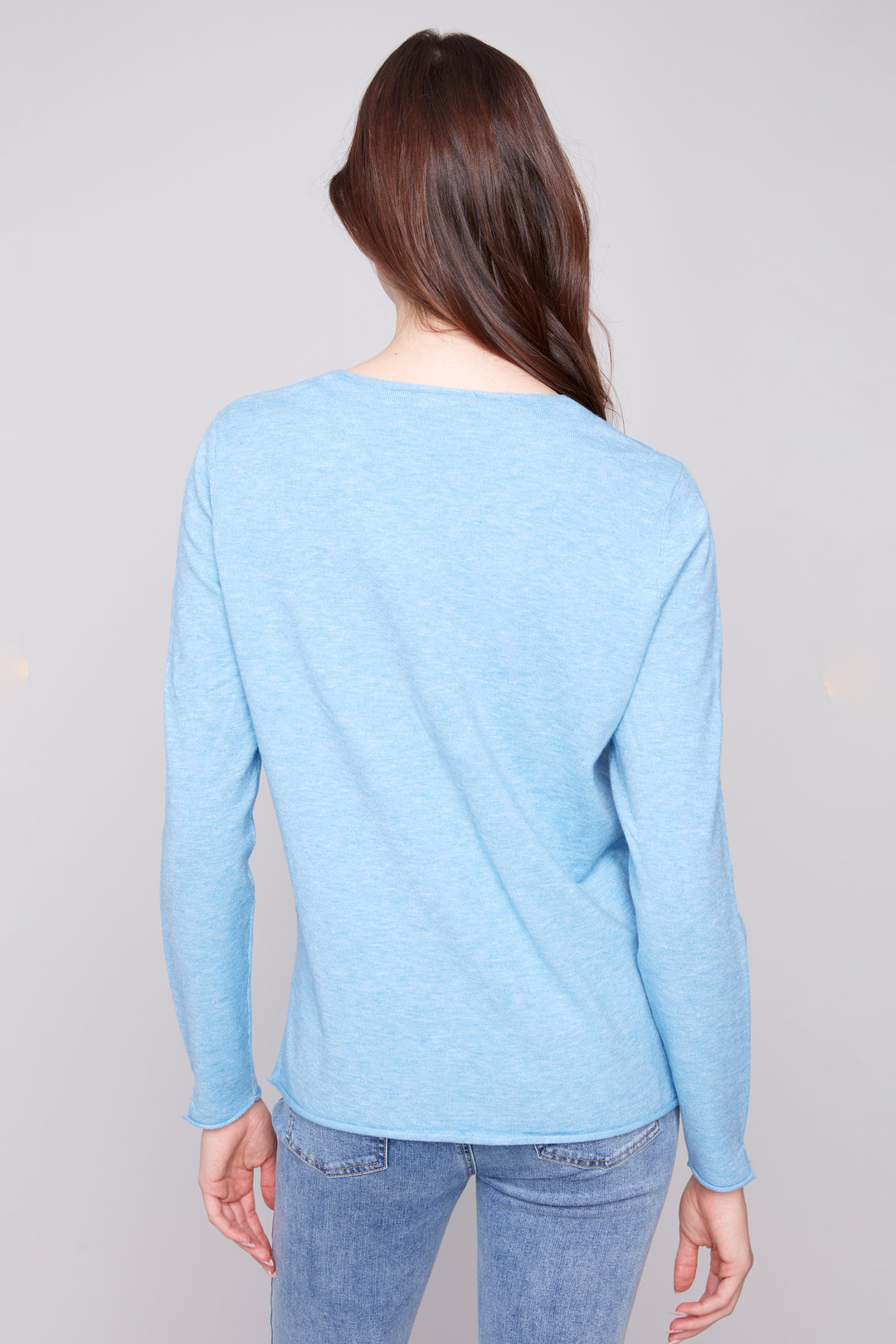 LS V-NECK TOP