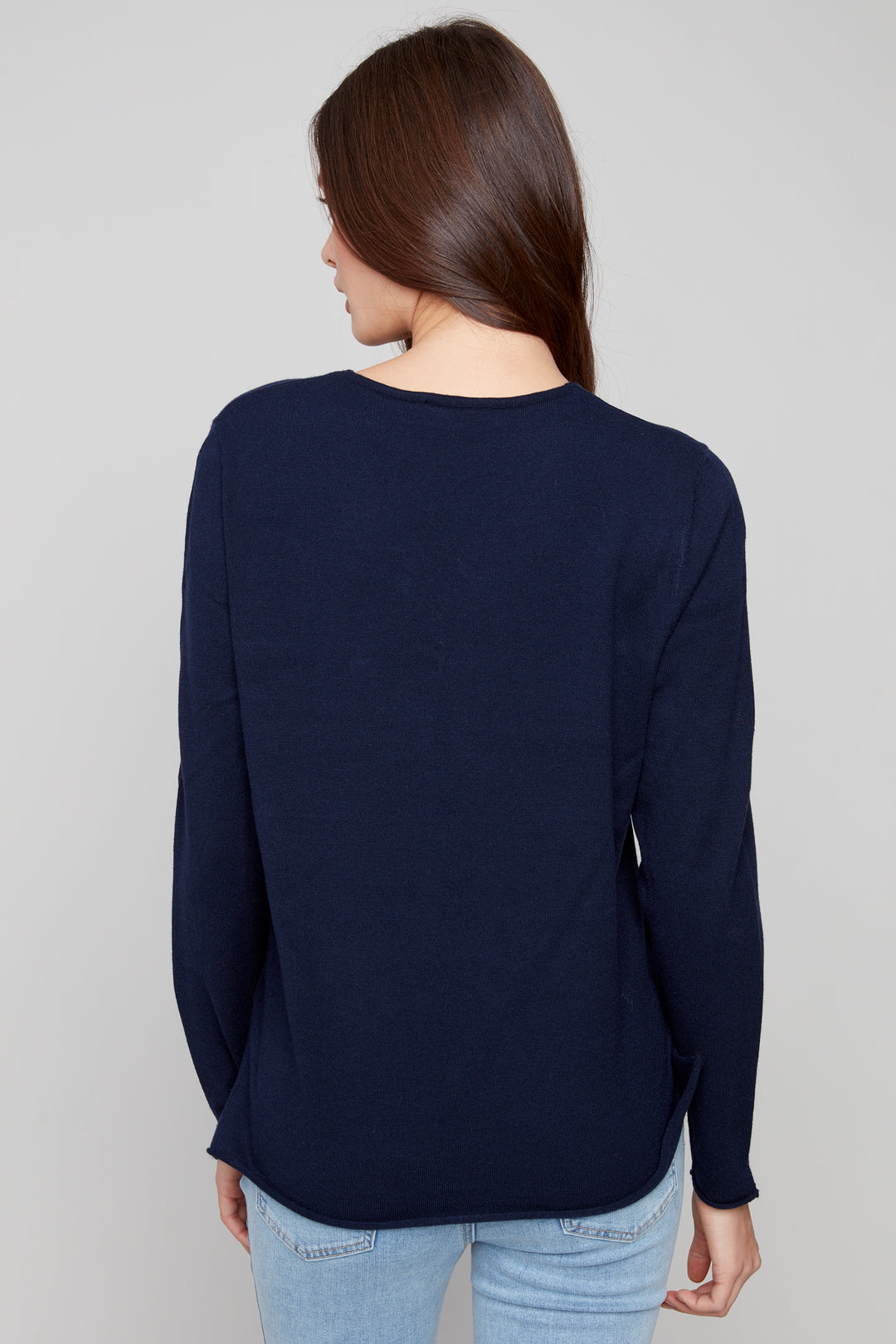 LS V-NECK TOP