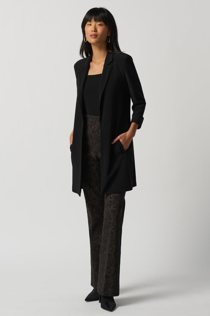 OPEN FRONT LONG BLAZER