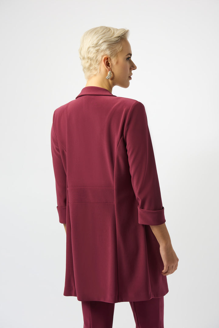 OPEN FRONT LONG BLAZER