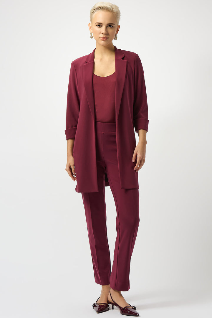 OPEN FRONT LONG BLAZER
